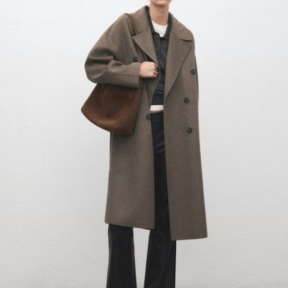 MANGO Handmade Oversized Wool Coat XL - Picture 2 of 15